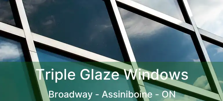  Triple Glaze Windows Broadway - Assiniboine - ON