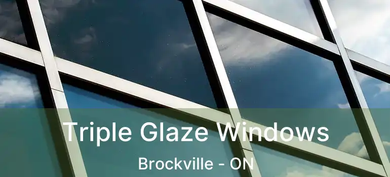  Triple Glaze Windows Brockville - ON