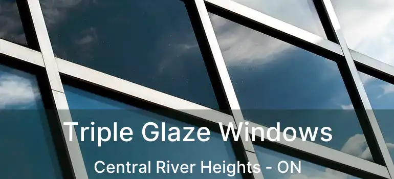  Triple Glaze Windows Central River Heights - ON