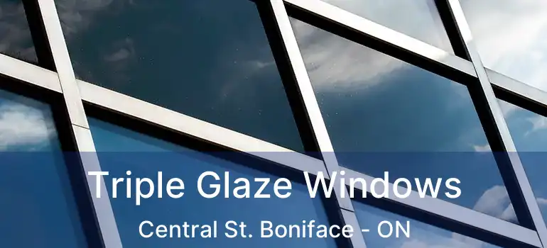  Triple Glaze Windows Central St. Boniface - ON