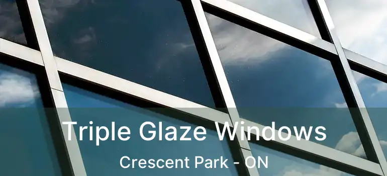  Triple Glaze Windows Crescent Park - ON