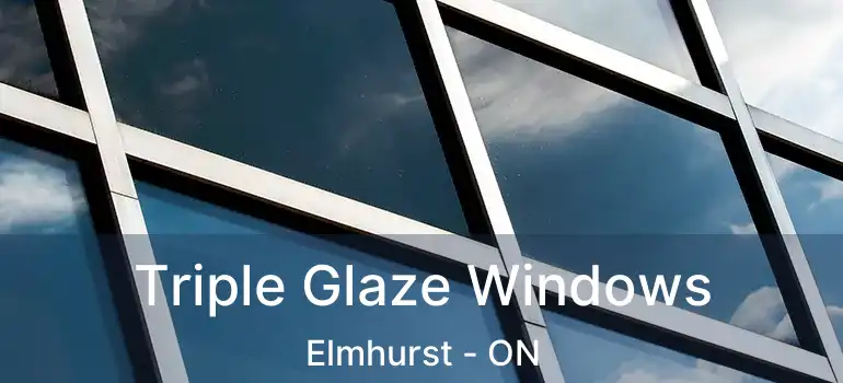  Triple Glaze Windows Elmhurst - ON