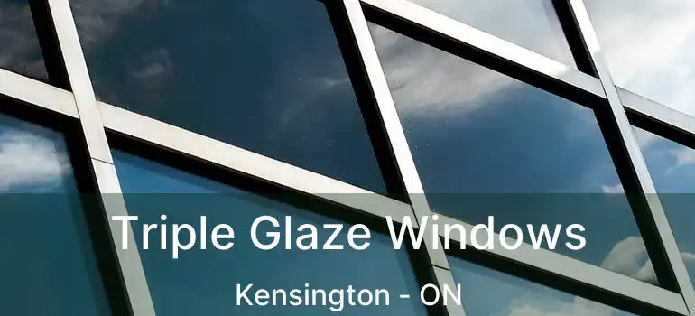  Triple Glaze Windows Kensington - ON