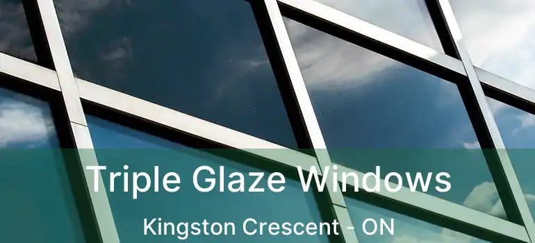  Triple Glaze Windows Kingston Crescent - ON