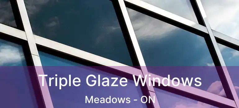  Triple Glaze Windows Meadows - ON