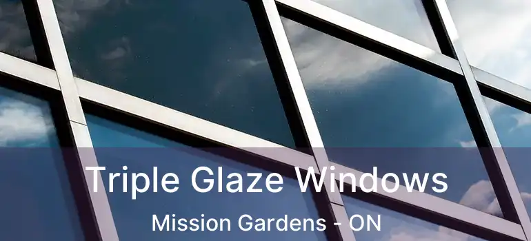 Triple Glaze Windows Mission Gardens - ON