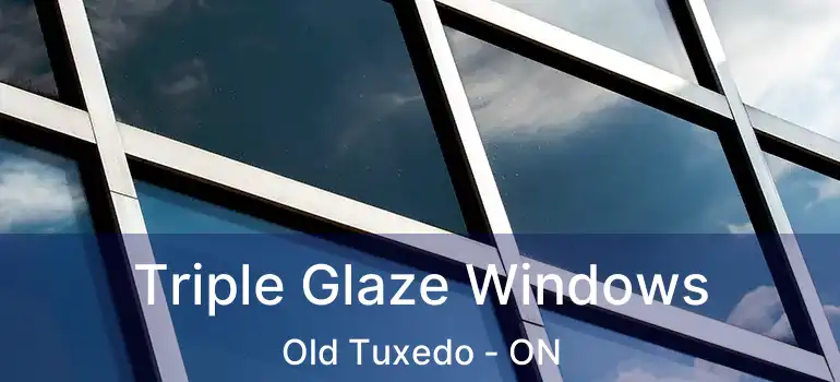  Triple Glaze Windows Old Tuxedo - ON