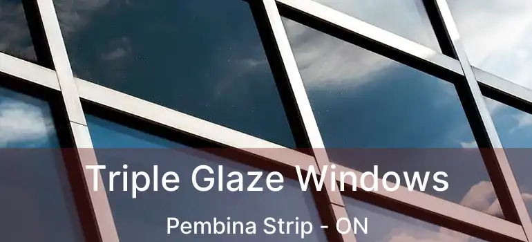  Triple Glaze Windows Pembina Strip - ON