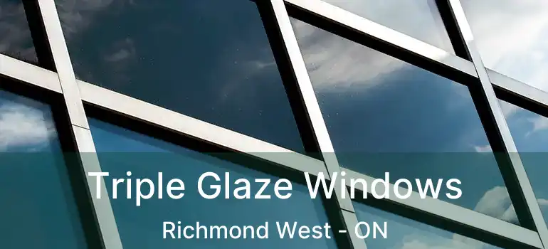  Triple Glaze Windows Richmond West - ON