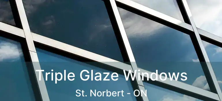  Triple Glaze Windows St. Norbert - ON