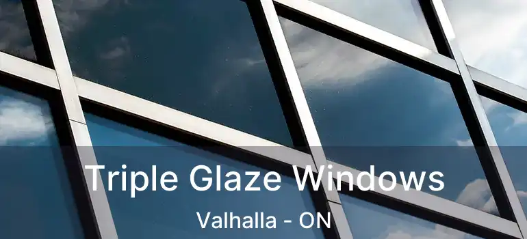  Triple Glaze Windows Valhalla - ON