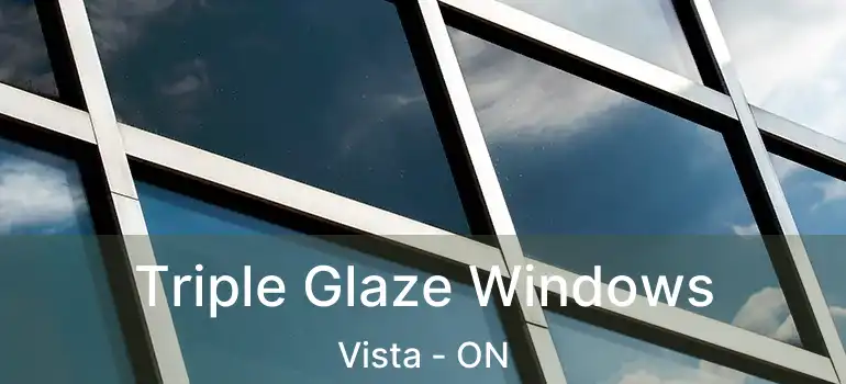 Triple Glaze Windows Vista - ON