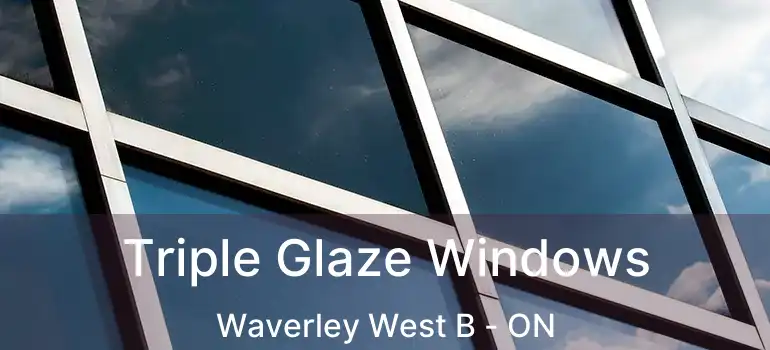 Triple Glaze Windows Waverley West B - ON