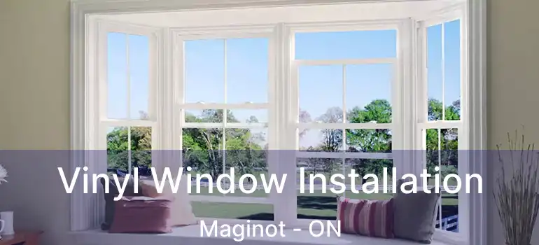  Vinyl Window Installation Maginot - ON