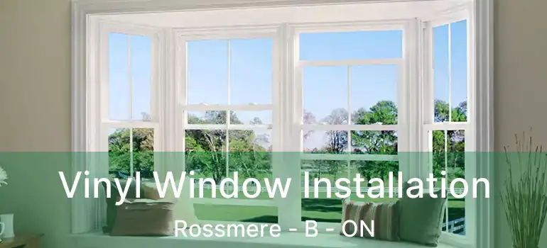  Vinyl Window Installation Rossmere - B - ON