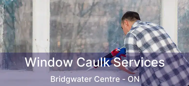  Window Caulk Services Bridgwater Centre - ON