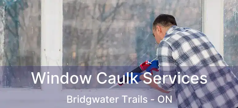  Window Caulk Services Bridgwater Trails - ON