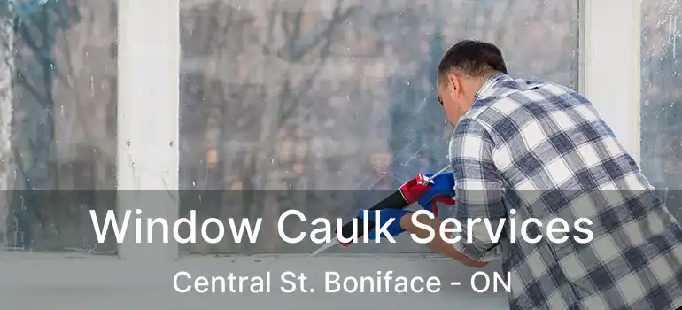  Window Caulk Services Central St. Boniface - ON