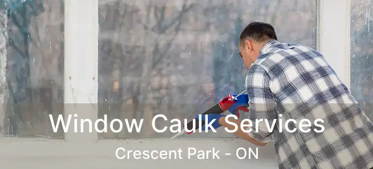  Window Caulk Services Crescent Park - ON