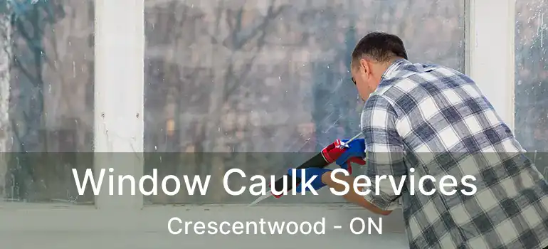  Window Caulk Services Crescentwood - ON