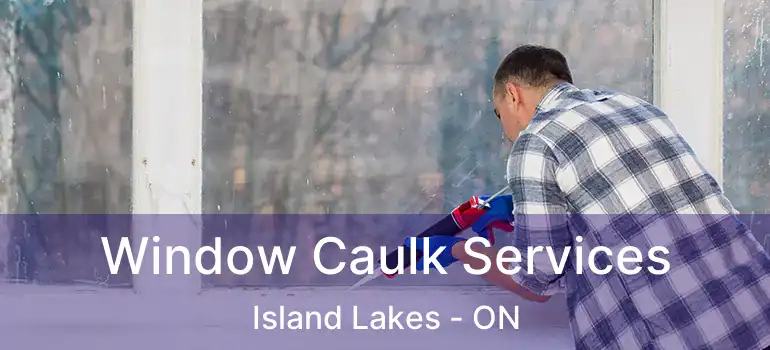  Window Caulk Services Island Lakes - ON