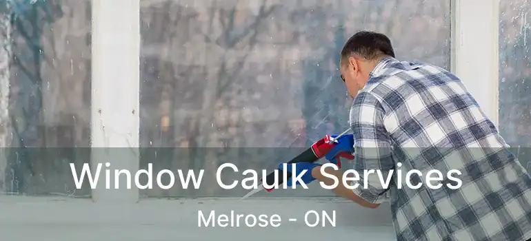  Window Caulk Services Melrose - ON