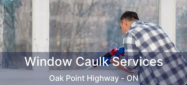  Window Caulk Services Oak Point Highway - ON