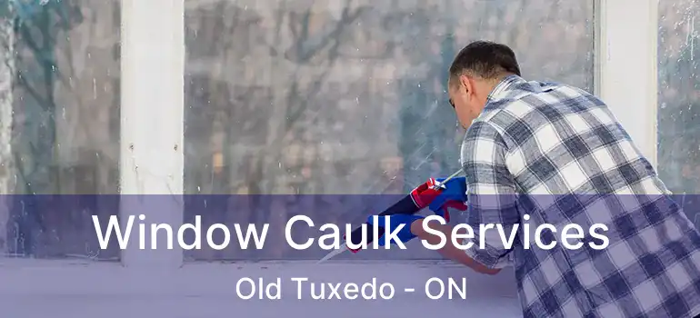  Window Caulk Services Old Tuxedo - ON