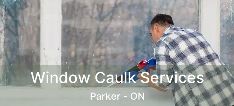  Window Caulk Services Parker - ON