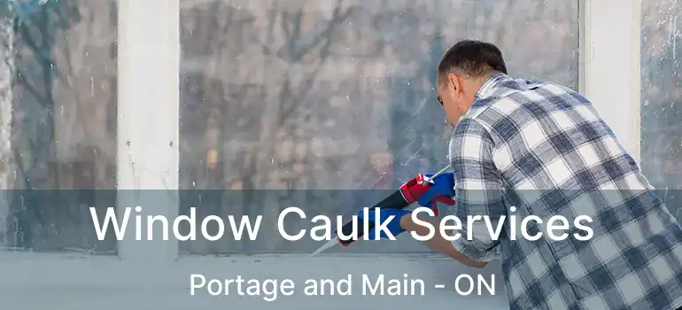  Window Caulk Services Portage and Main - ON
