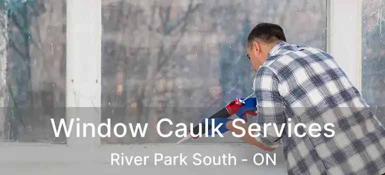  Window Caulk Services River Park South - ON