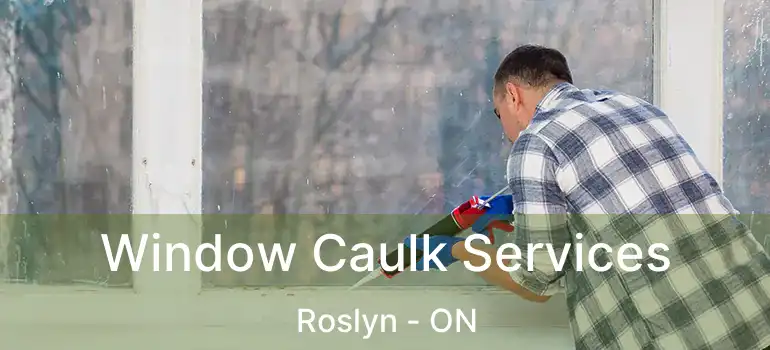  Window Caulk Services Roslyn - ON