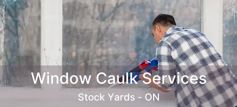  Window Caulk Services Stock Yards - ON