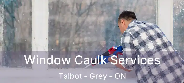  Window Caulk Services Talbot - Grey - ON