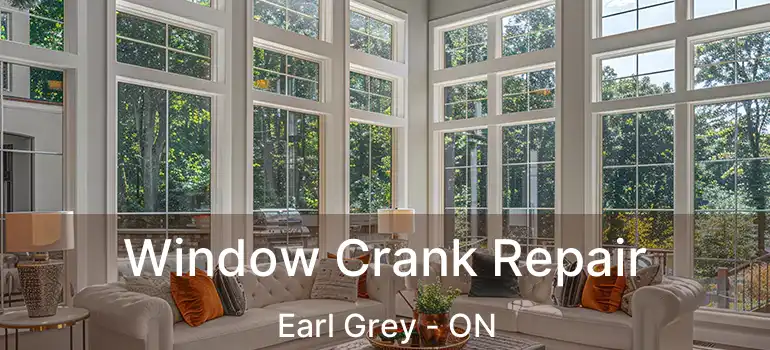  Window Crank Repair Earl Grey - ON