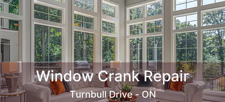  Window Crank Repair Turnbull Drive - ON