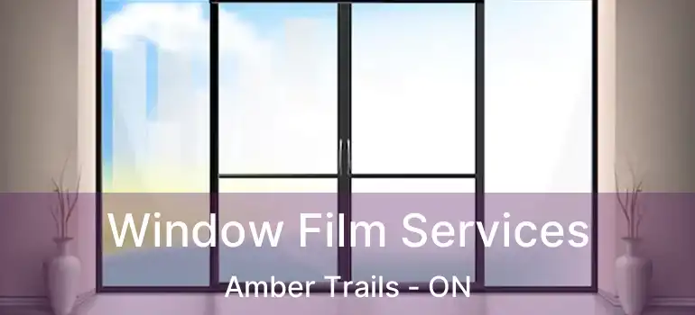  Window Film Services Amber Trails - ON