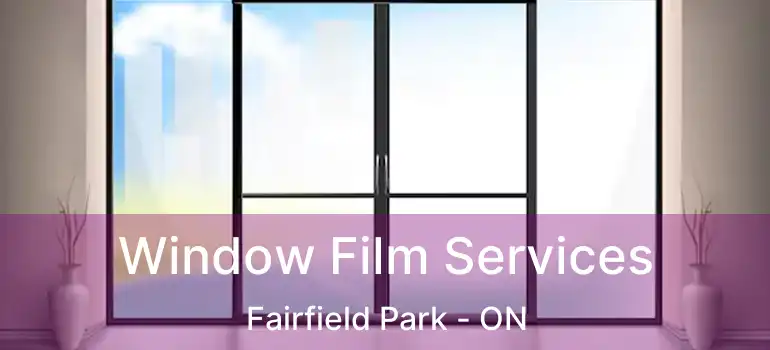  Window Film Services Fairfield Park - ON