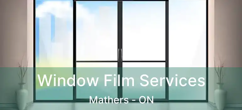  Window Film Services Mathers - ON