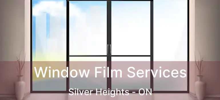  Window Film Services Silver Heights - ON