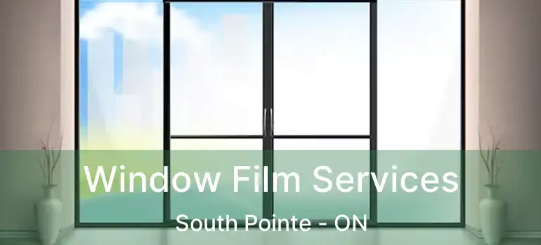  Window Film Services South Pointe - ON