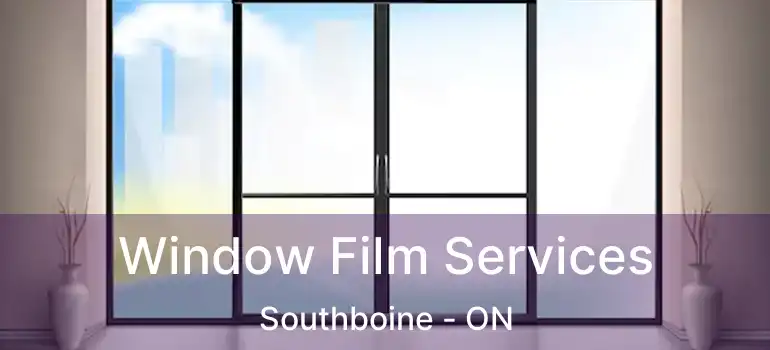  Window Film Services Southboine - ON