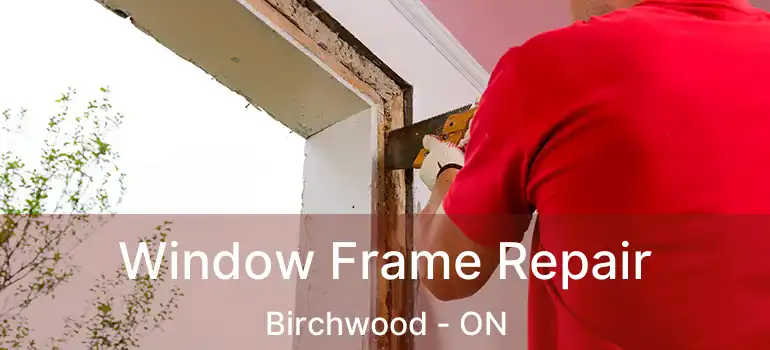  Window Frame Repair Birchwood - ON