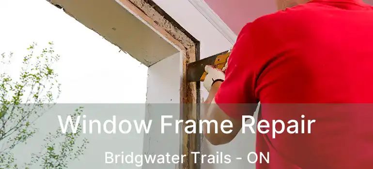  Window Frame Repair Bridgwater Trails - ON