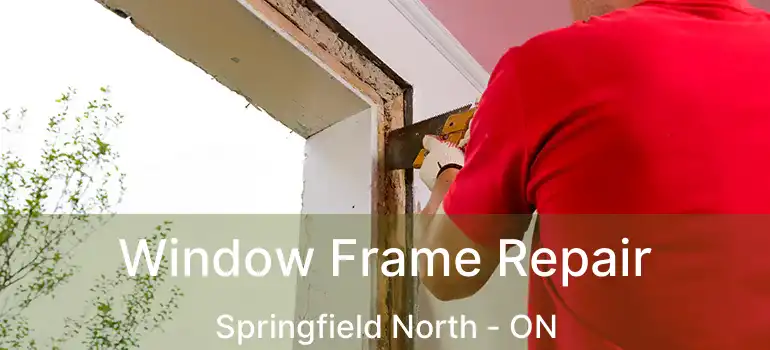  Window Frame Repair Springfield North - ON