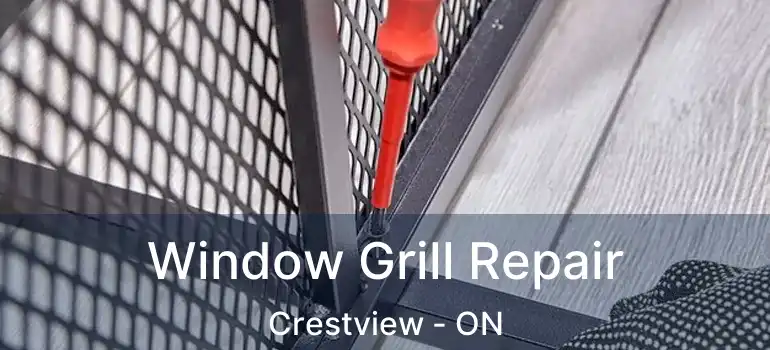  Window Grill Repair Crestview - ON