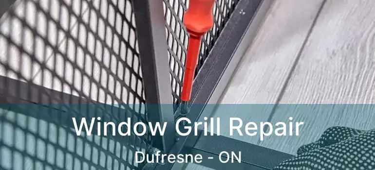  Window Grill Repair Dufresne - ON