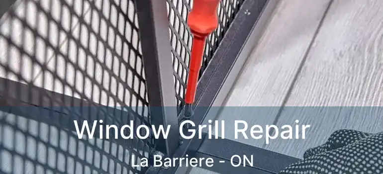  Window Grill Repair La Barriere - ON