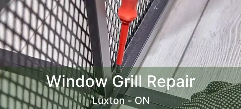  Window Grill Repair Luxton - ON