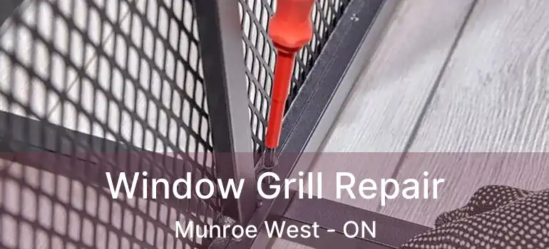 Window Grill Repair Munroe West - ON